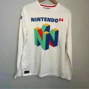 NINTENDO 64 Long Sleeve Tee Shirt Size M EUC